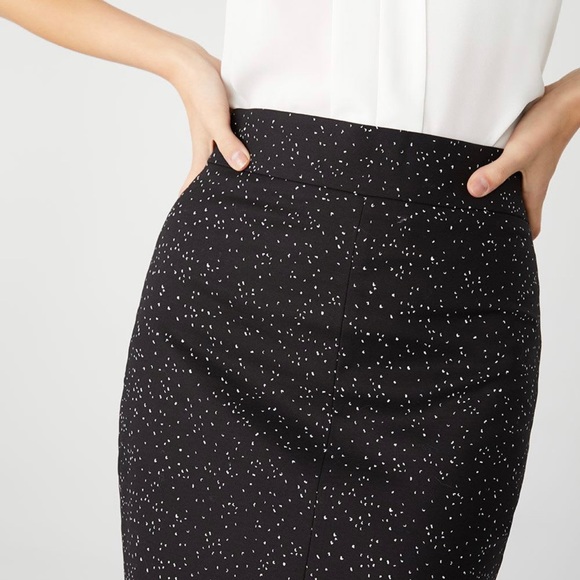 RW & CO Black Speckled Pencil Skirt - Picture 5 of 7